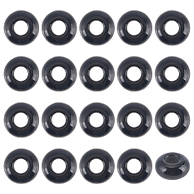 20шт. натуральные драгоценные камни европейские бусины, рондель, бусины с большим отверстием