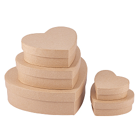 Kraft Paper Candy Boxes, Thanksgiving Day, Valentine's Day, Wedding Supplies Creative Candy Box, Heart