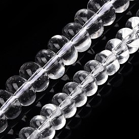 Прозрачные стеклянные бусины, рондель