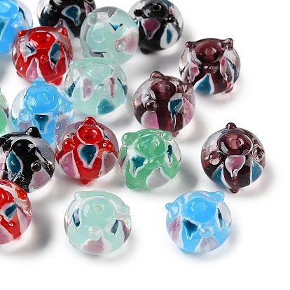 Бусины лэмпворк , ухабистый rondelle