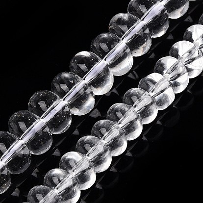 Прозрачные стеклянные бусины, рондель