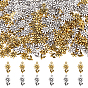 160Pcs 2 Colors  Alloy Pendant, Flower