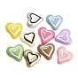 Непрозрачные кабошоны из смолы, сердце