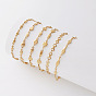 Vintage 304 Stainless Steel Link Chain Bracelets for Women, Golden
