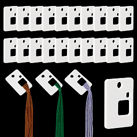 Доски для намотки акриловой нити, прямоугольная катушка мулине, карточка-органайзер ниток для вышивки крестиком