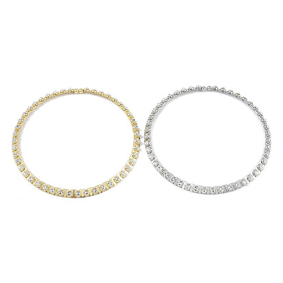 Brass Necklaces, with Rhinestone