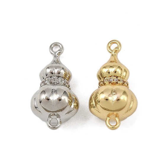 Винтовые застежки из латуни с микропаве из кубического циркония, Горлянка