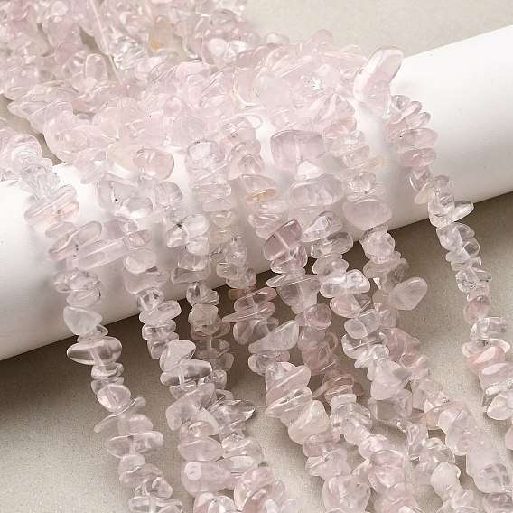 Природного розового кварца нитей бисера, чип
