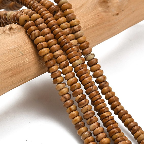 Натуральное дерево каменным кружевом бисер нитей, рондель