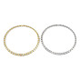 Messing Halsketten, mit Strass