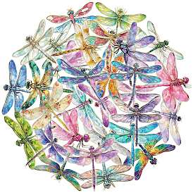 Dragonfly PET Waterproof Stickers, for DIY Scrapbooking