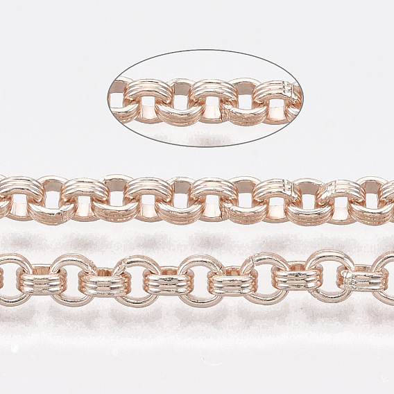 Железные канавки цепи Роло, отрыгивающая цепь, несварные, с катушкой