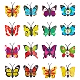 Iron Map Pins, with Plastic Butterfly, Drawing Push Pins, for Office & School Supplies