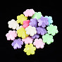 Opaque Acrylic Beads, Snow