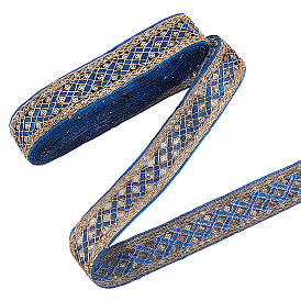 Лента из полиэстера с ромбическим узором и пайетками, жаккардовая лента, тирольская лента, аксессуары