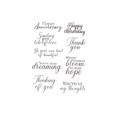 Прозрачная прозрачная силиконовая печать / печать, для diy scrapbooking / фотоальбом декоративный, использование с помощью инструмента шаблона для акриловой печати, штампы