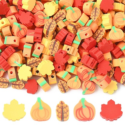 286 бусины из полимерной глины ручной работы.