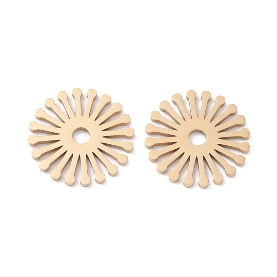 Ионное покрытие (ip) 316 хирургические подвески из нержавеющей стали, цветок