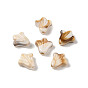 Two Tone Opaque Acrylic Beads, Imitation Gemstone, Flower