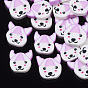 Handmade Polymer Clay Puppy Cabochons, Polymer Clay Slices for Resin Crafts & DIY Projects, Chihuahua Dog