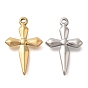 304 подвески из нержавеющей стали, крест очарование