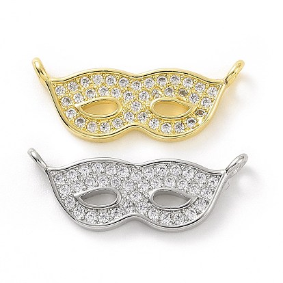 Латунь с покрытием из латуни, микро-паве, прозрачные подвески из кубического циркония, долговечный, без кадмия и без свинца, маскировать ссылки