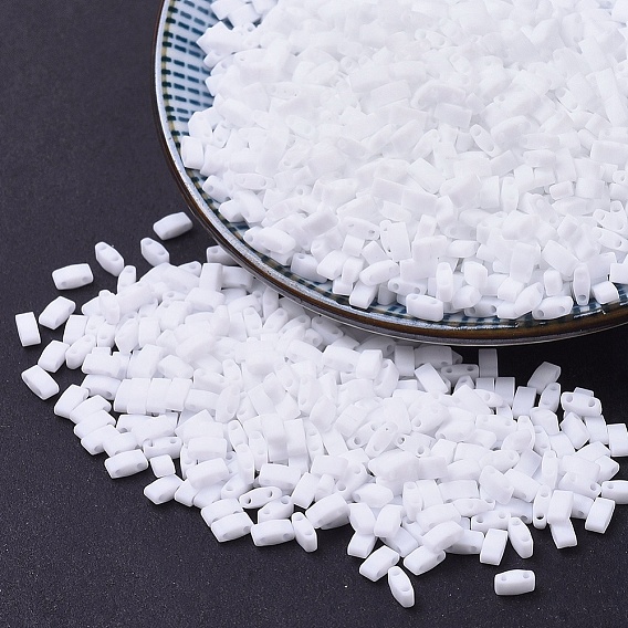 Миюки половина бусины тила, японский бисер, 2 отверстие, матовые