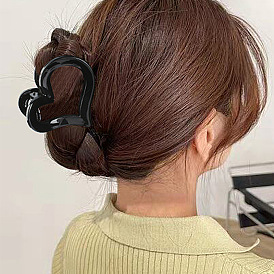Fashionable Headwear Hairpin for Women with Matte Jelly Love Clip - Versatile Hair Accessory