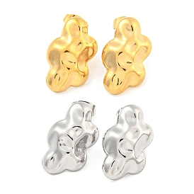 304 Stainless Steel Ear Studs, Stud Earrings for Women, Nuggets