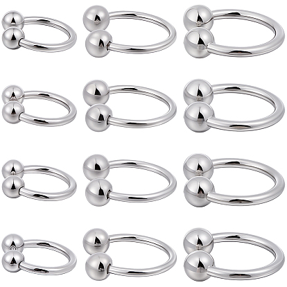 12шт. 3 стили пряжка в форме подковы из сплава, аксессуары для шляп