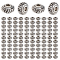 400Pcs Tibetan Style Alloy Spacer Beads, Lead Free and Cadmium Free, Cone