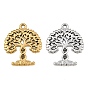 304 Stainless Steel Pendants, Tree of Life Charms