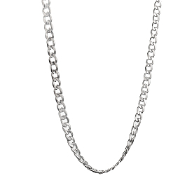 201 Stainless Steel Curb Chain Necklaces