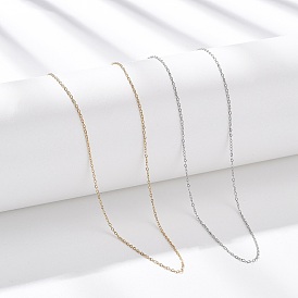 1мм 304 ожерелья из нержавеющей стали с цепочкой