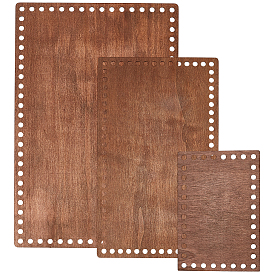 3 шт. 3 размеры дна для корзин из фанеры для самостоятельного изготовления крючком корзин