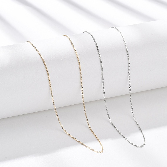 1мм 304 ожерелья из нержавеющей стали с цепочкой