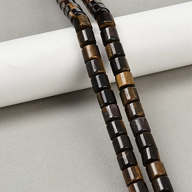 Природных тигровый глаз бисер нитей, колонка