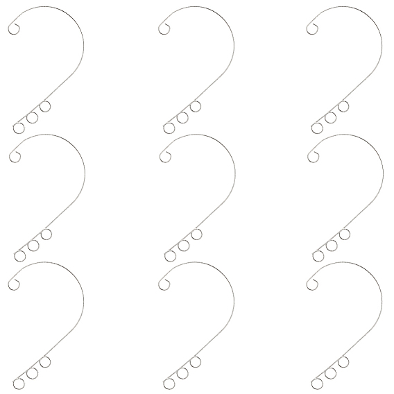 80шт. 316 фурнитура для амбушюров из нержавеющей стали, 4 лазать вокруг непроникающих сережек с петлями