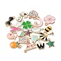Alloy Enamel Pendant, Mixed Shape