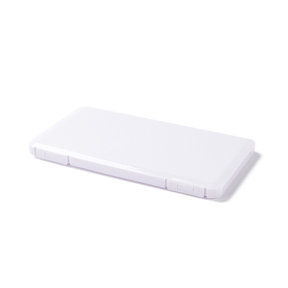 Cajas de plastico planas, para guardar joyas, Rectángulo