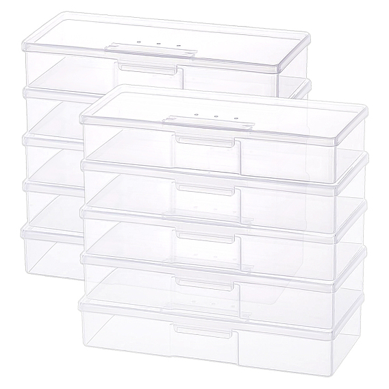 10пластиковые контейнеры для шариков, прямоугольные