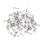 304 Stainless Steel Stud Earring Findings, with Flat Pad Earring Post, Flat Round