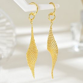 Винтажные геометрические серьги-кисточки для женщин, идеально подходит для вечеринок.