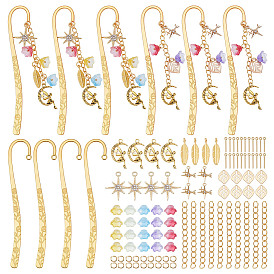 Наборы для самостоятельного изготовления подвесок-цветов из стекла и сплава