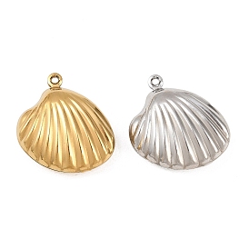 304 подвески из нержавеющей стали, подвески в форме ракушек