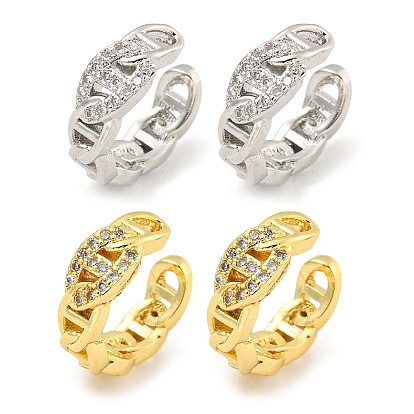 Серьги-манжеты из циркония, для женщин