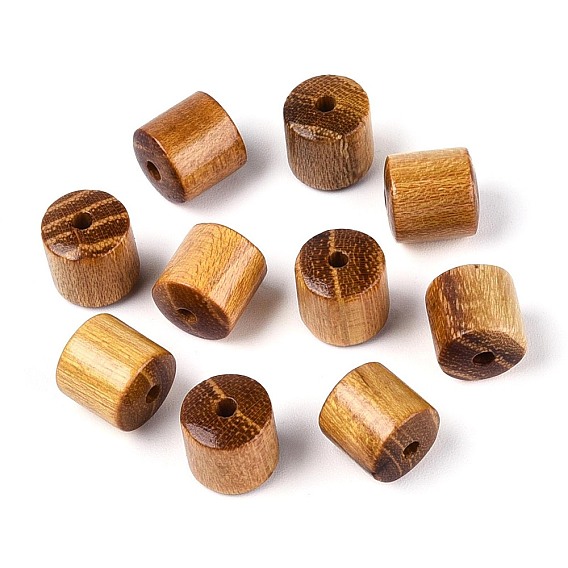 Натуральные бусины из дерева бокоте, колонка