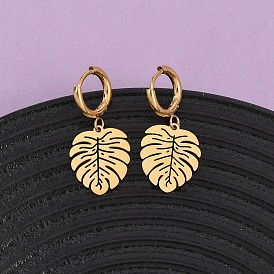 Серьги из 304 нержавеющей стали, лист, ионное покрытие (ip)