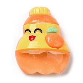 Полупрозрачная смола декодирует кабошоны, имитация напитка