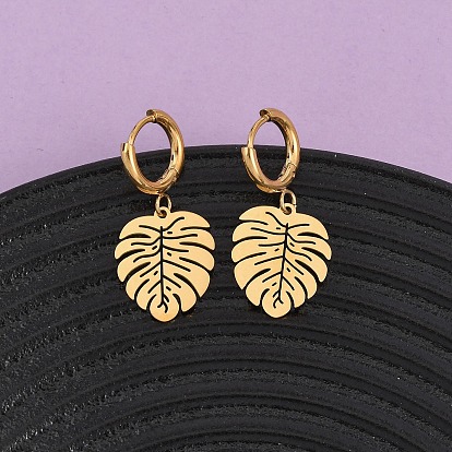 Серьги из 304 нержавеющей стали, лист, ионное покрытие (ip)